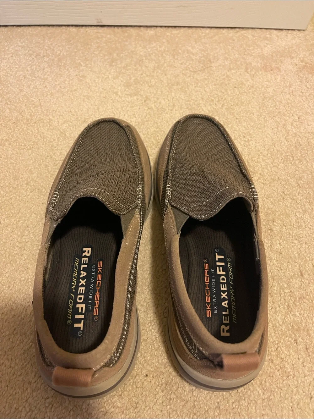 Men's Slip-On Casual Walking Shoes - Brown